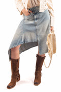 Gonna Denim Asimmetrica